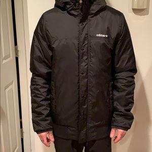 Men’s adidas hooded bomber jacket